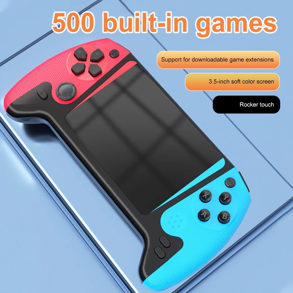 Retro Handheld Game Console 3.5inch LCD Screen Built-in 500 Games - Image 2