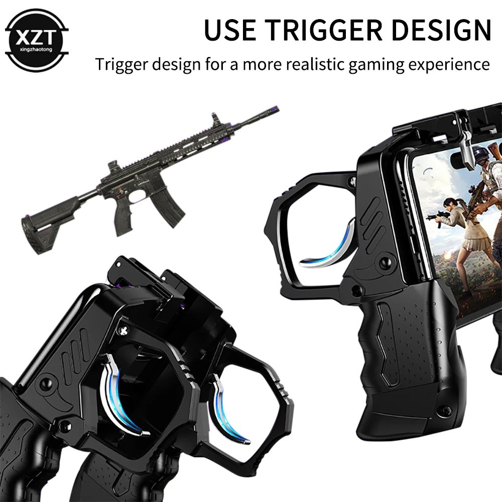 New Pubg Button Triggers PUBG for Mobile Phone Joystick K21 Game Controller Pad - Image 4